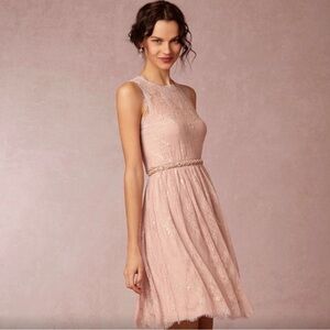 BHLDN Celia dress in Rose Quartz
